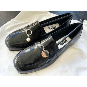 MM6 Maison Margiela Black Pearl-embellished Loafers